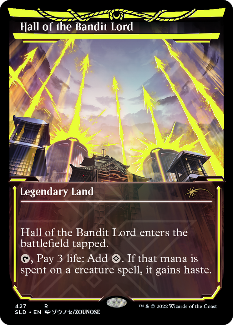Hall of the Bandit Lord (Neon Yellow): (Showcase) [Secret Lair Drop] Foil