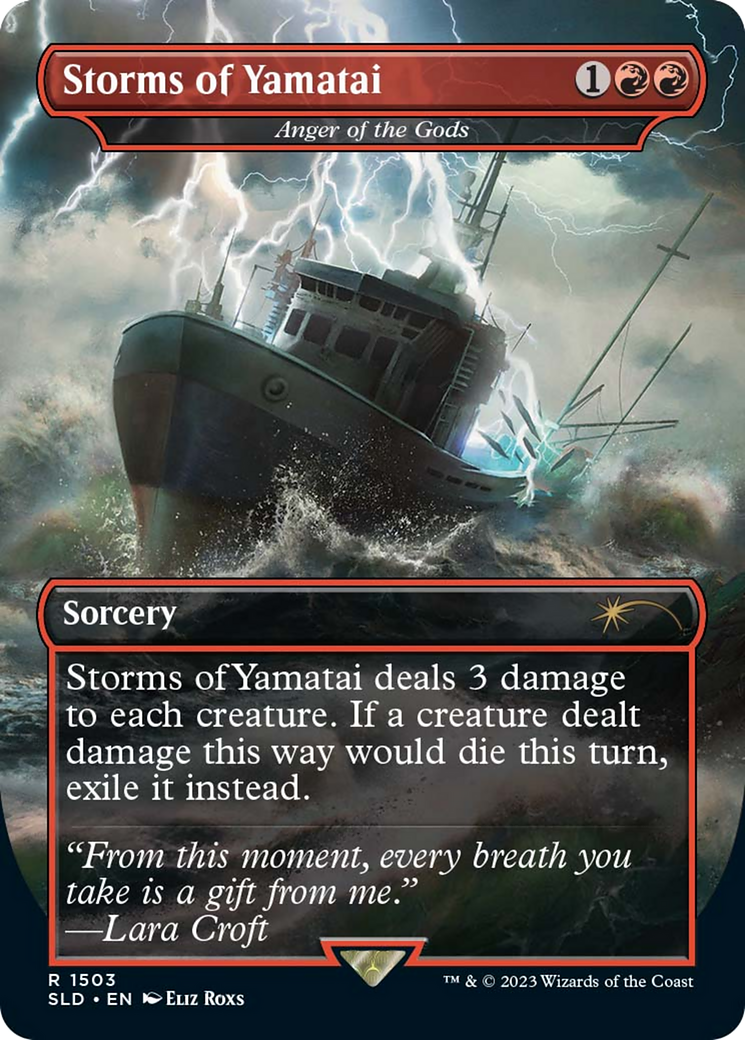 Storms of Yamatai - Anger of the Gods [Secret Lair Drop] / Storms of Yamatai (Borderless)