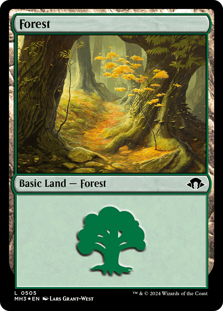 Forest (0505) (Ripple Foil) [Modern Horizons 3] Foil
