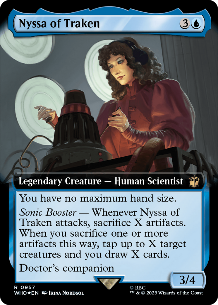 Nyssa of Traken (Extended Art) (Surge Foil) - [Doctor Who]: (Extended Art) Foil
