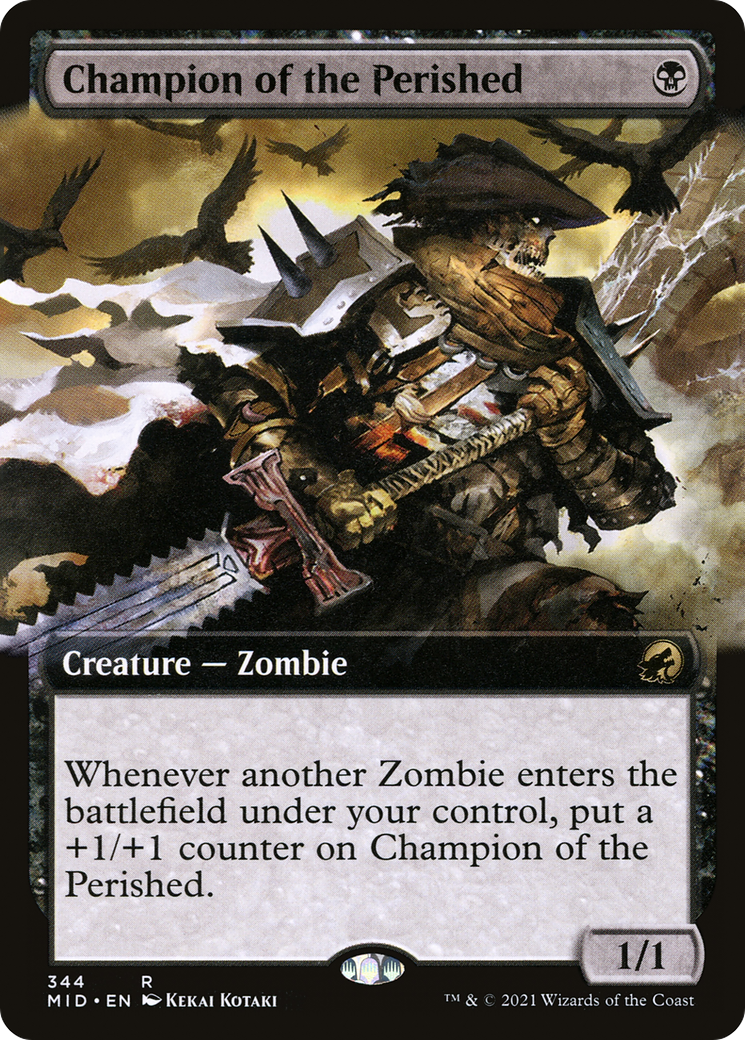 Champion of the Perished (Extended Art) - Innistrad: Midnight Hunt: (Extended Art)