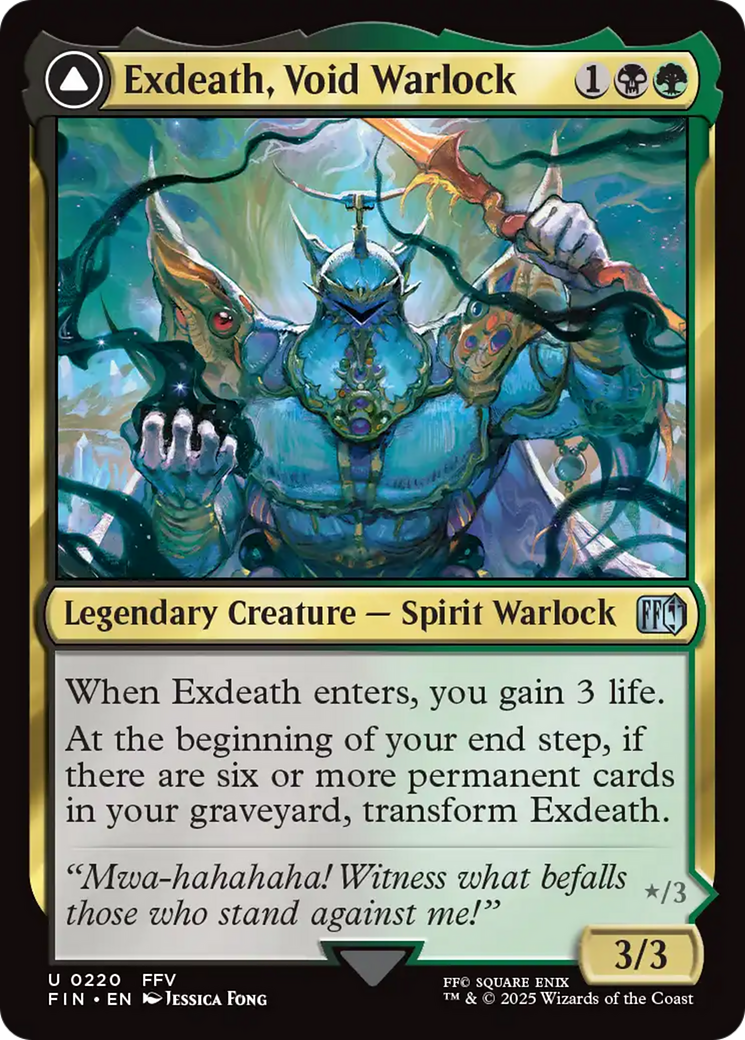 Exdeath, Void Warlock // Neo Exdeath, Dimension's End [FINAL FANTASY]