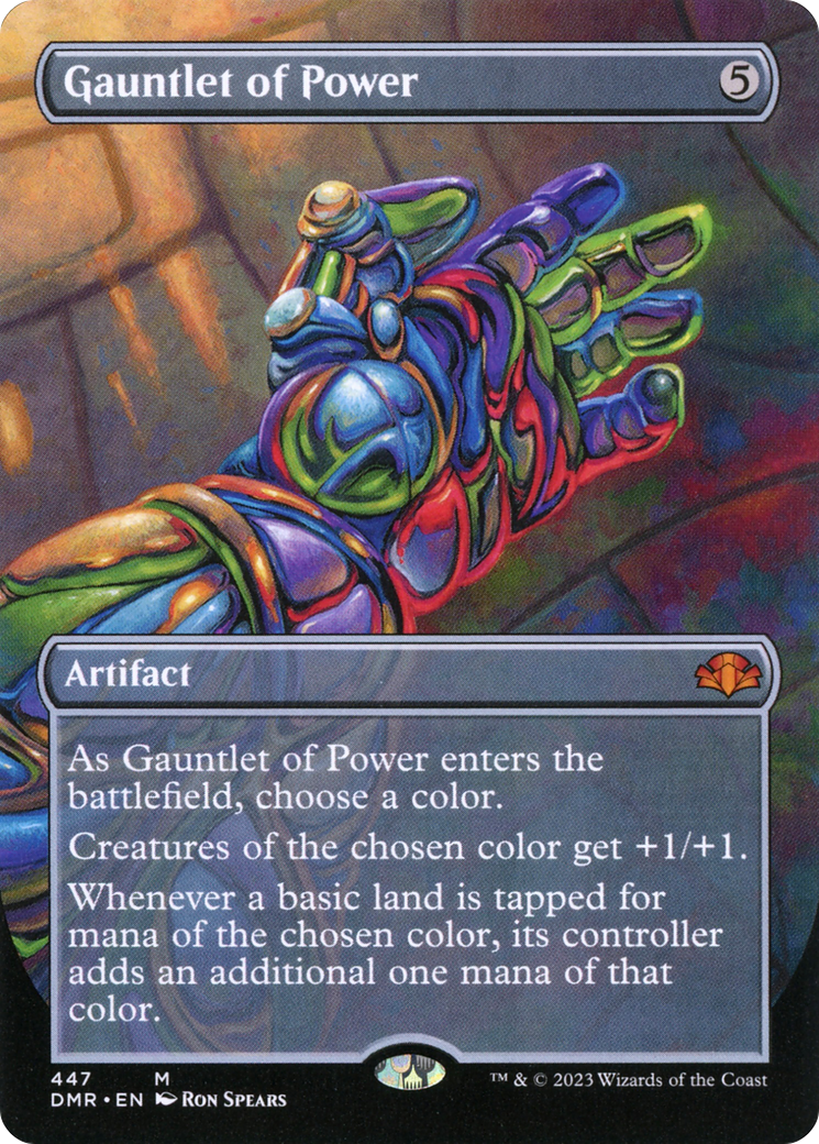 Gauntlet of Power (Borderless) [Dominaria Remastered]