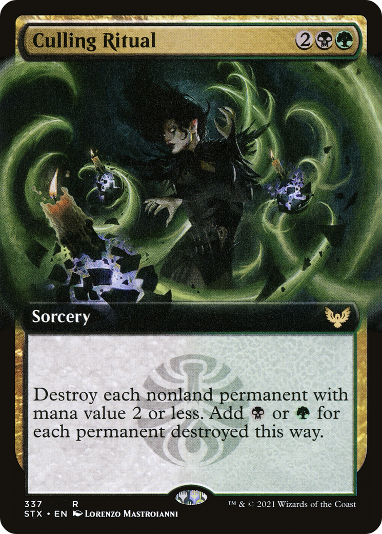 Culling Ritual (Extended Art): (Extended Art) [Strixhaven: School of Mages]