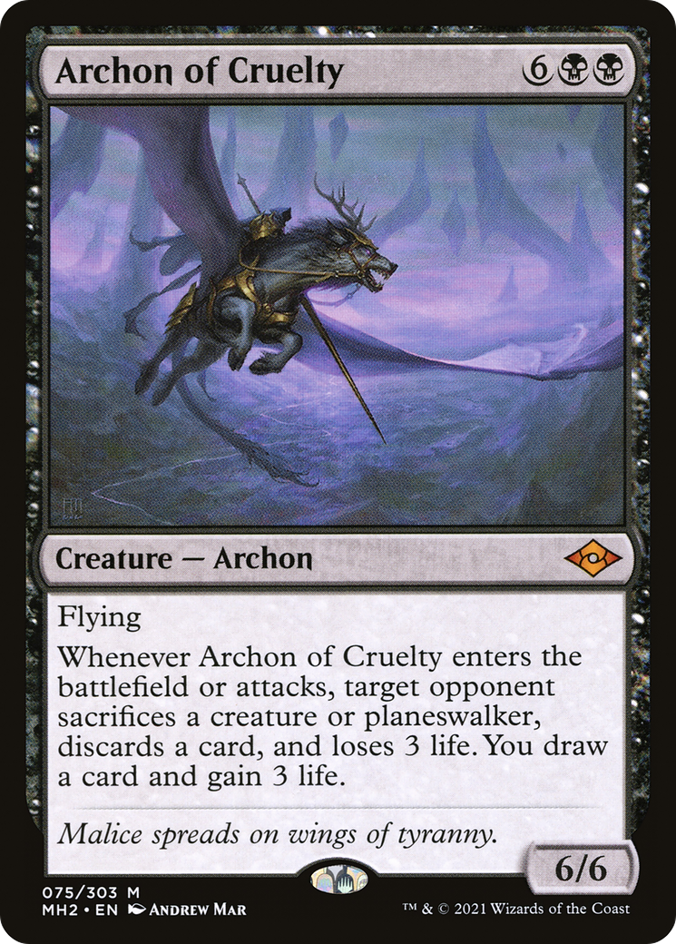 Archon of Cruelty - [Modern Horizons 2]