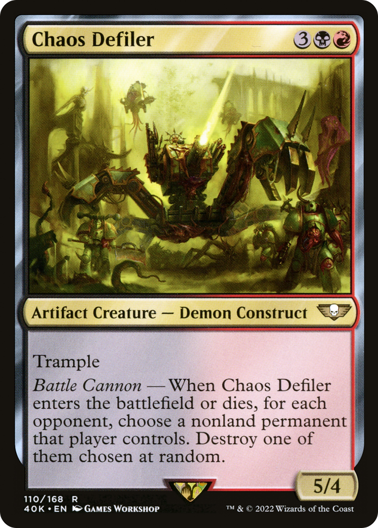 Chaos Defiler - [Warhammer 40,000 Commander]