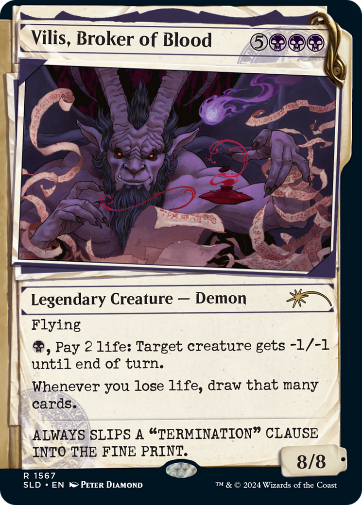 Vilis, Broker of Blood [Secret Lair Drop]: (Showcase)