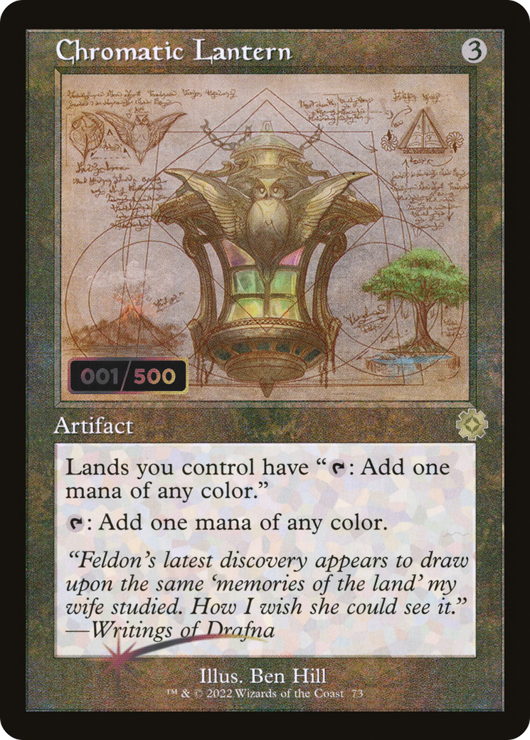 Chromatic Lantern (Schematic) (Serial Numbered) - The Brothers' War Retro Artifacts Foil