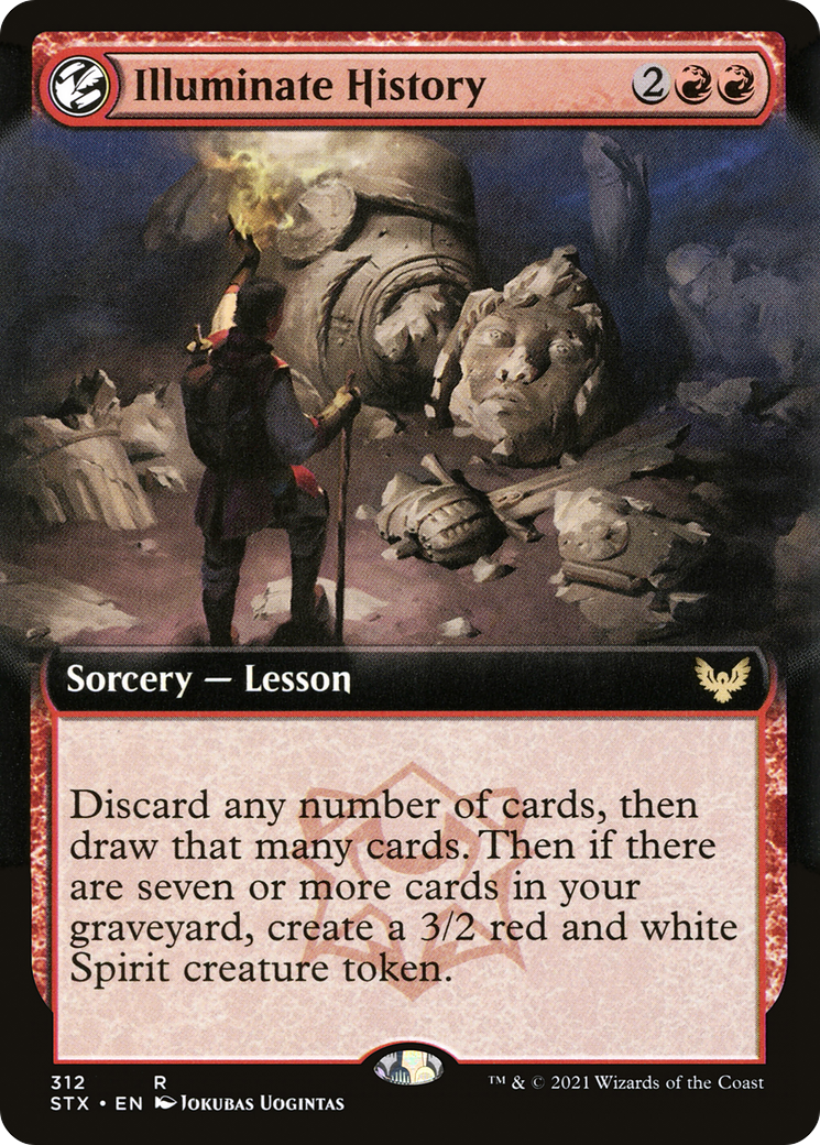 Illuminate History (Extended Art): (Extended Art, lesson) [Strixhaven: School of Mages]