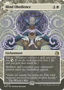 Blind Obedience - Wilds of Eldraine: Enchanting Tales: (Showcase) (Borderless)