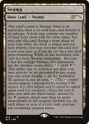 Swamp (256) (Full-Text Lands) [Secret Lair Drop]