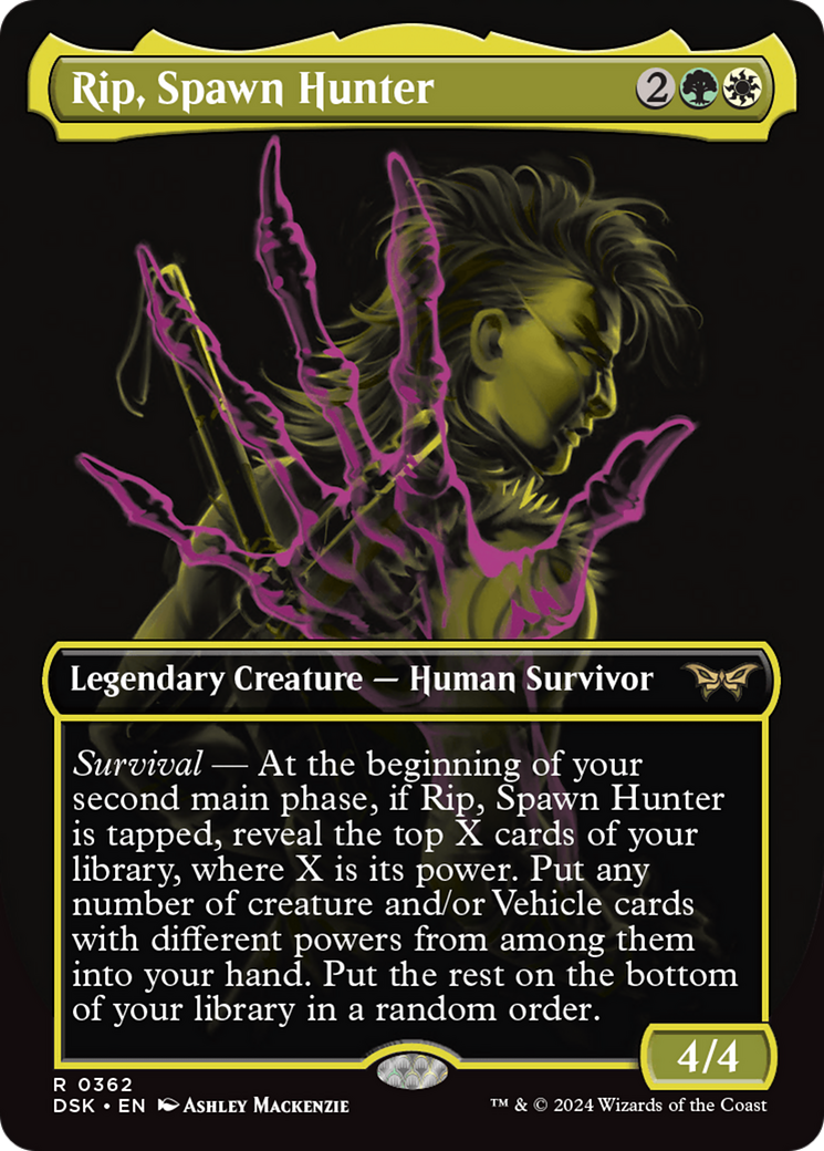 Rip, Spawn Hunter (Showcase) (Borderless) [Duskmourn: House of Horror]