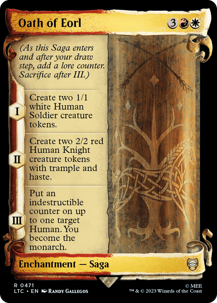 Oath of Eorl (Showcase Scrolls) - [Tales of Middle-earth Commander]: (Showcase)