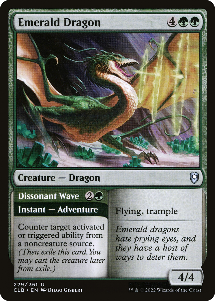 Emerald Dragon [Commander Legends: Battle for Baldur's Gate]