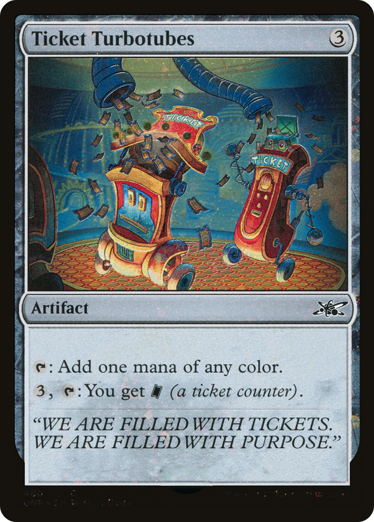 Ticket Turbotubes (Galaxy Foil) [Unfinity]