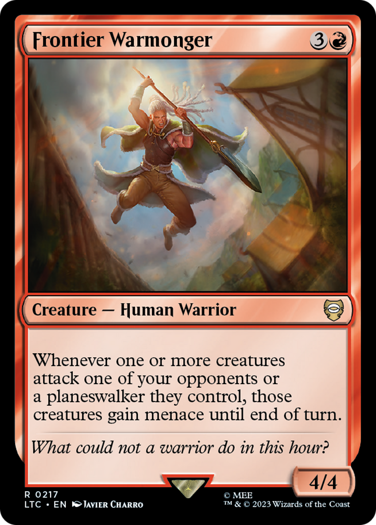 Frontier Warmonger [Tales of Middle-earth Commander]