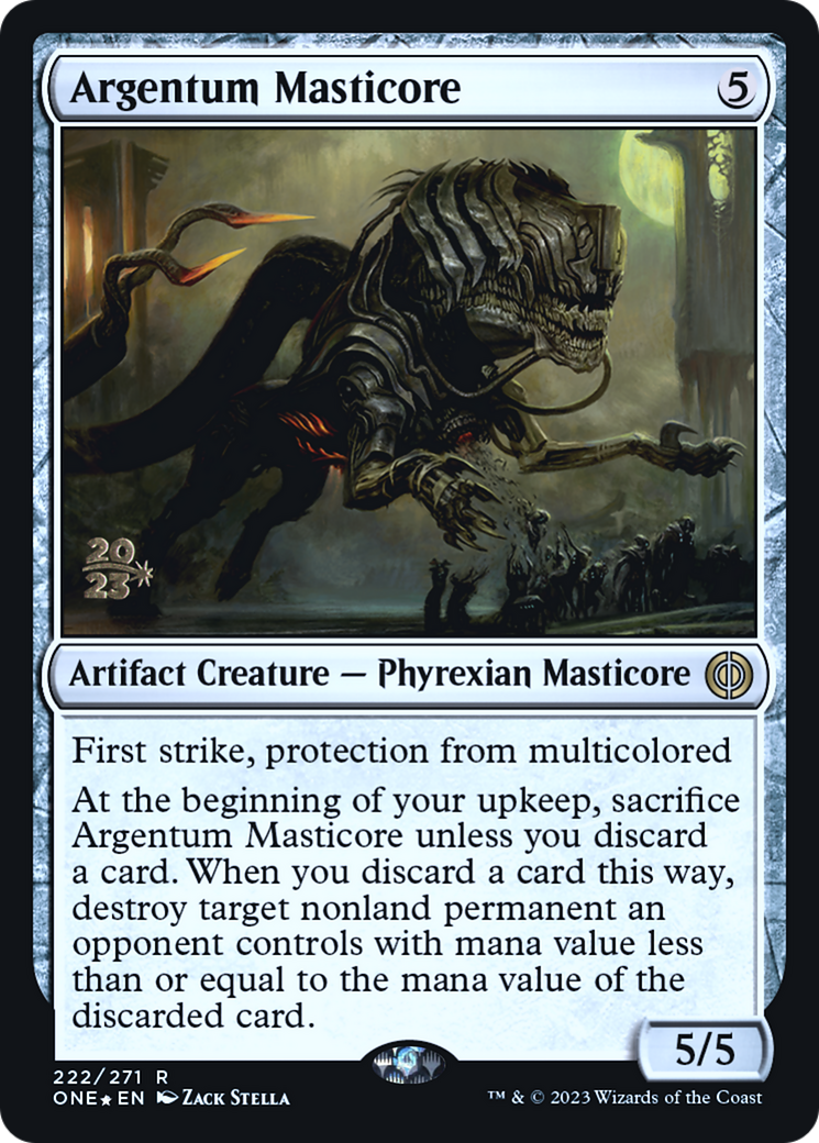 Argentum Masticore - Phyrexia: All Will Be One Promos Foil