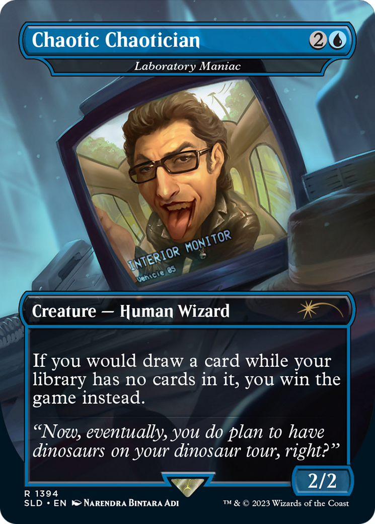 Chaotic Chaotician - Laboratory Maniac - Secret Lair Drop / Chaotic Chaotician (Borderless)