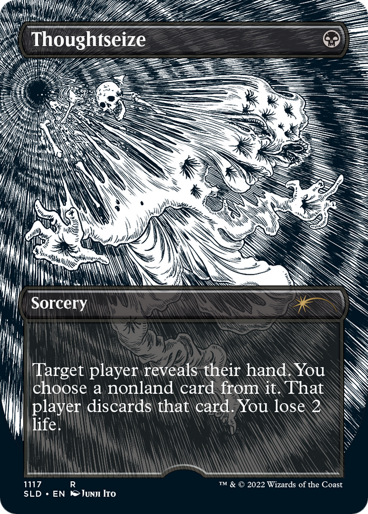 Thoughtseize (Borderless) [Secret Lair Drop]