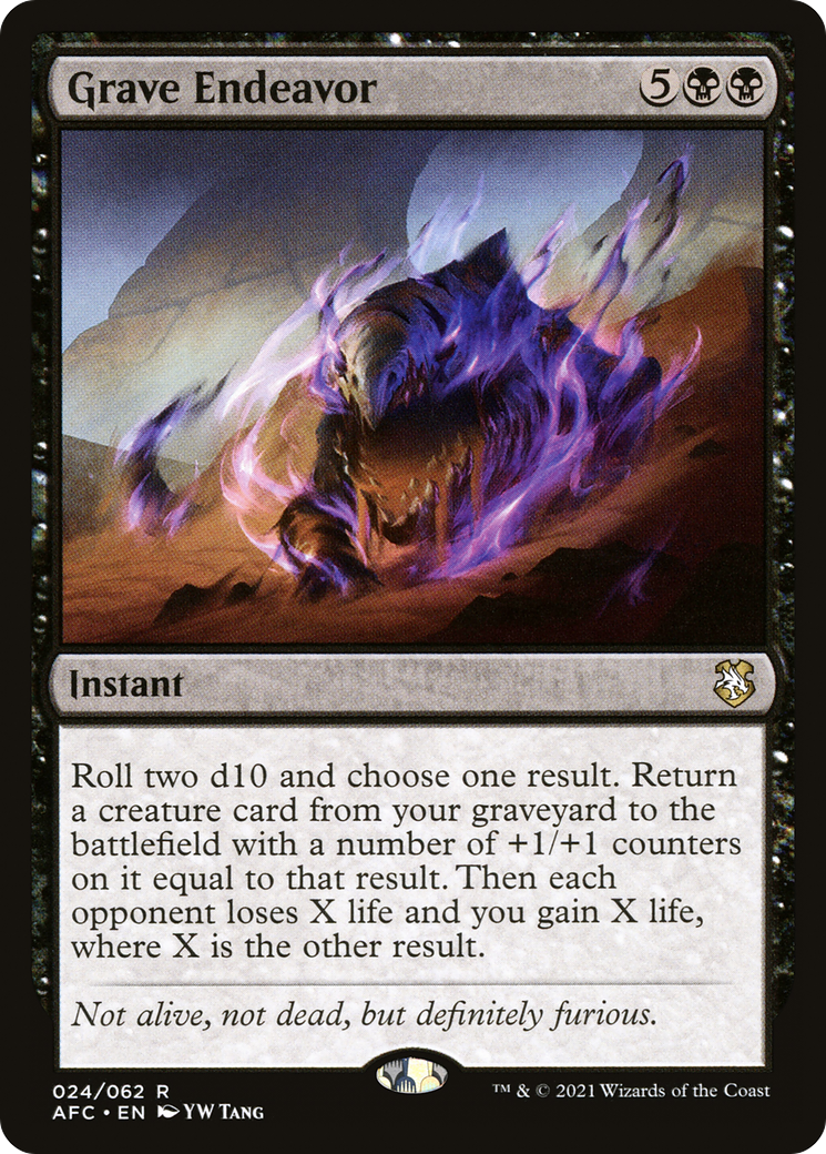 Grave Endeavor [Forgotten Realms Commander]