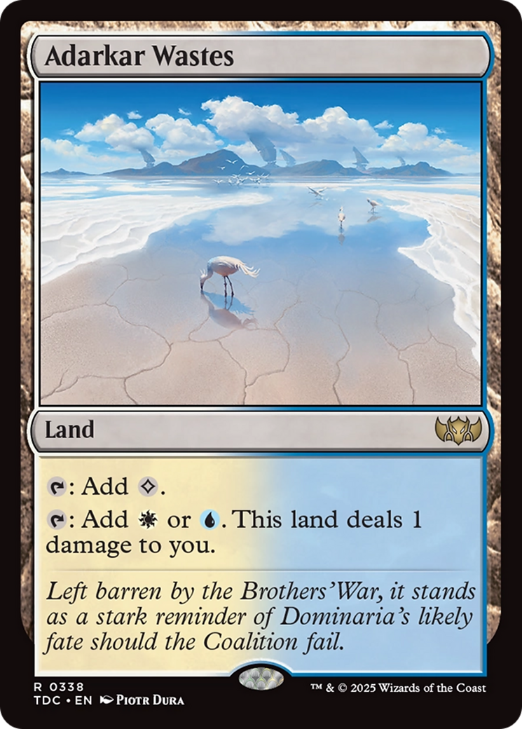 Adarkar Wastes - Commander: Tarkir: Dragonstorm