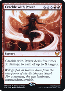 Crackle with Power [Strixhaven: School of Mages Promos] Foil