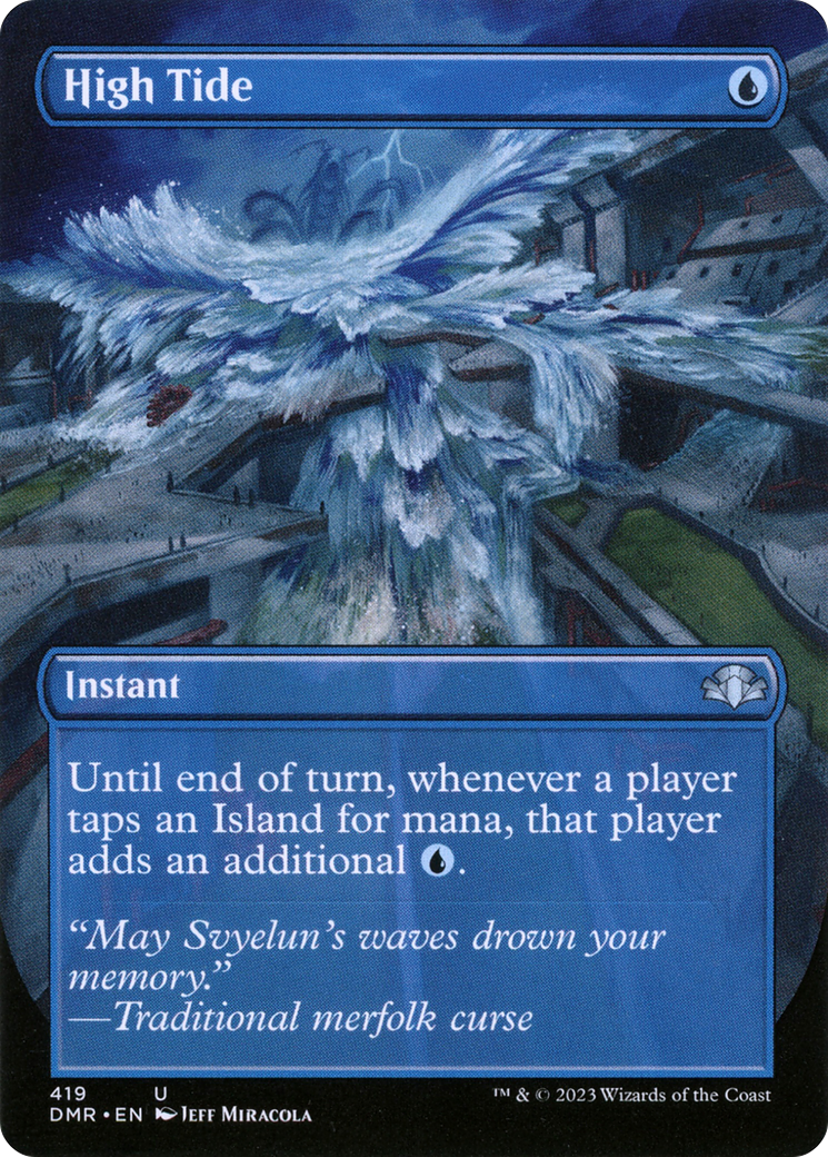 High Tide (Borderless) [Dominaria Remastered]