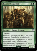 Gunner Conscript (Surge Foil) [Fallout] Foil