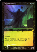 Crypt Ghast (Retro Frame) (Serial Numbered) [Ravnica Remastered] Foil