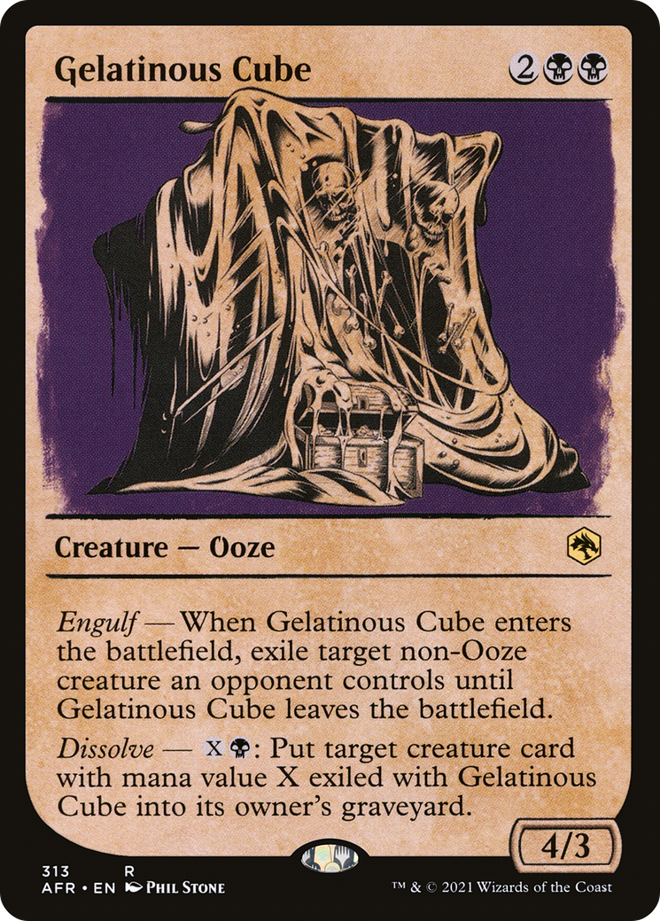 Gelatinous Cube (Showcase): (Showcase) [Adventures in the Forgotten Realms]
