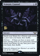 Demonic Counsel [Duskmourn: House of Horror Promos] Foil