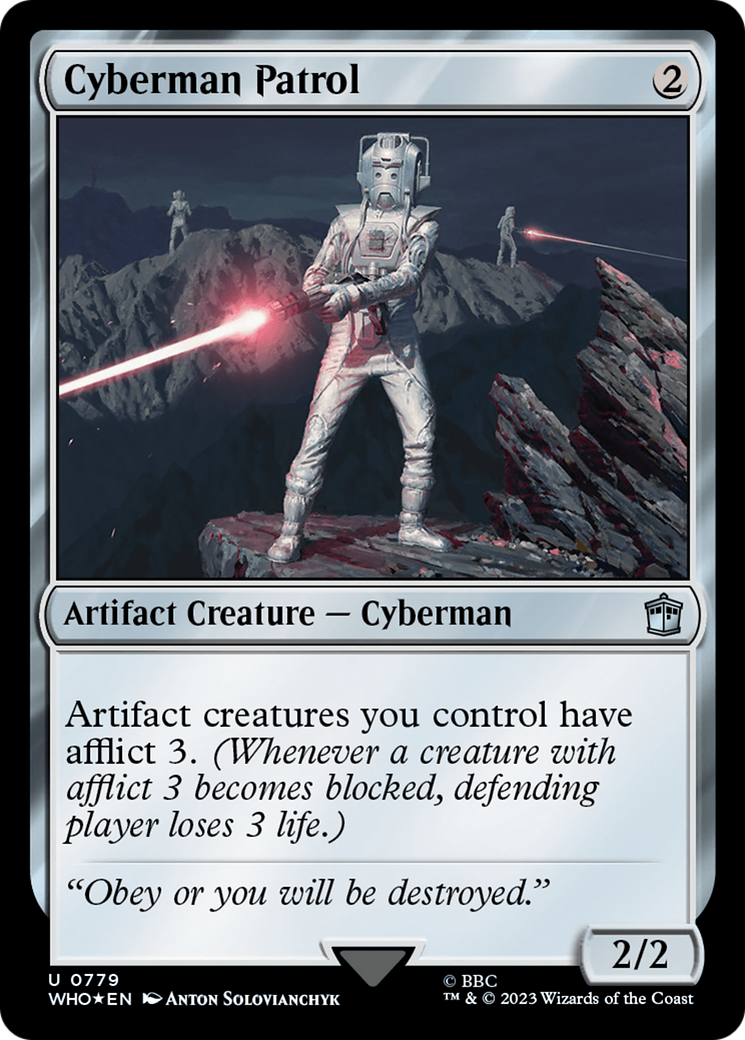 Cyberman Patrol (Surge Foil) [Doctor Who] Foil