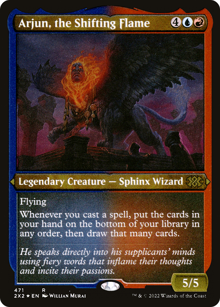 Arjun, the Shifting Flame (Foil Etched) - Double Masters 2022 Foil