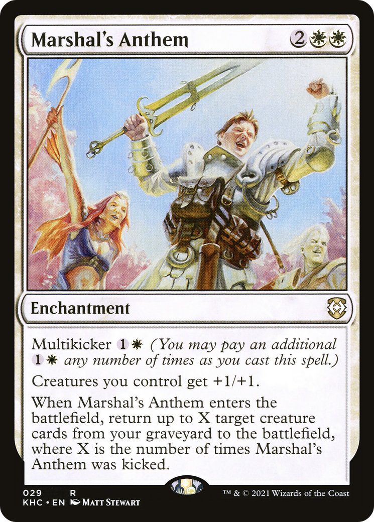 Marshal's Anthem - [Kaldheim Commander]