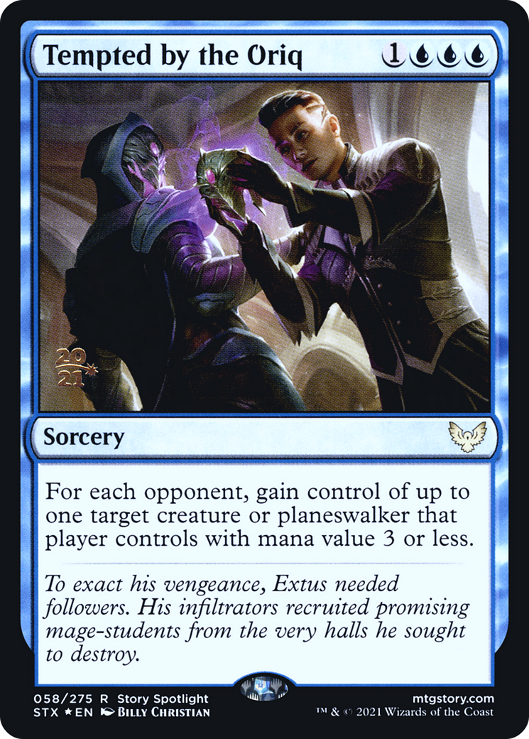 Tempted by the Oriq [Strixhaven: School of Mages Promos] Foil