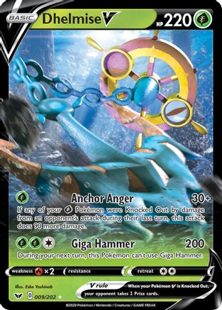 Dhelmise V (009/202) [Sword & Shield: Base Set]