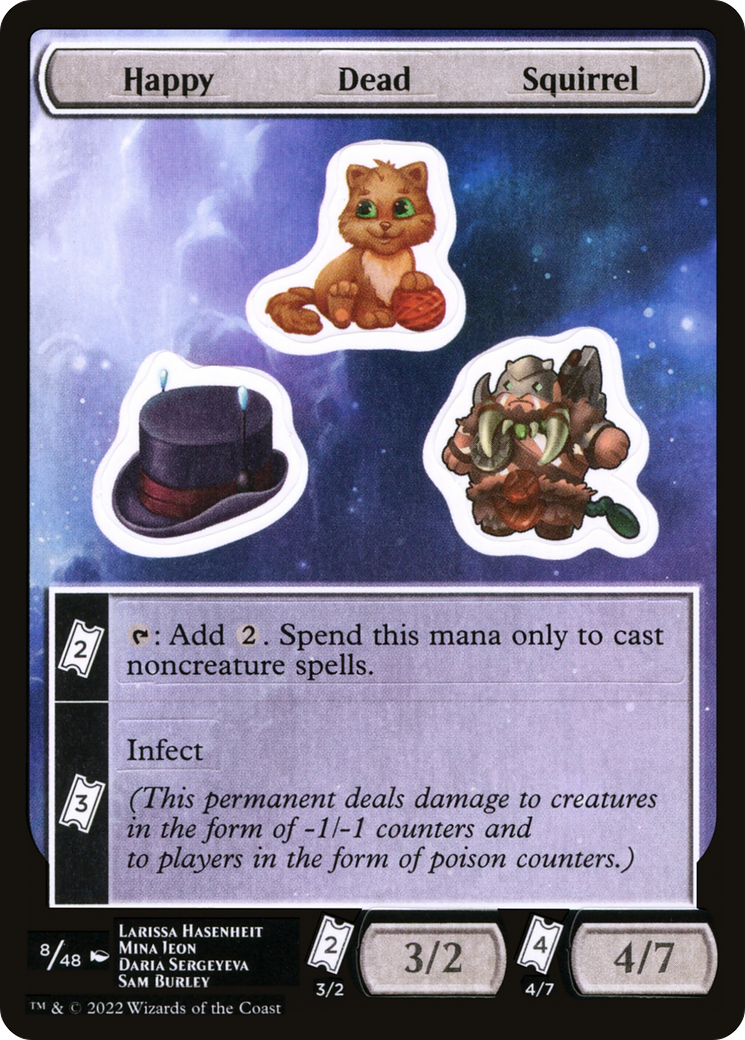 Happy Dead Squirrel [Unfinity Sticker Sheets]