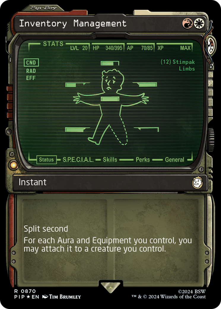 Inventory Management (Showcase) (Surge Foil) - [Fallout]: (Showcase) Foil