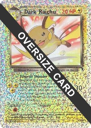 Dark Raichu (S3/S4) [Box Topper]