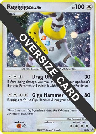 Regigigas (DP40) (Jumbo Card) [Diamond & Pearl: Black Star Promos]