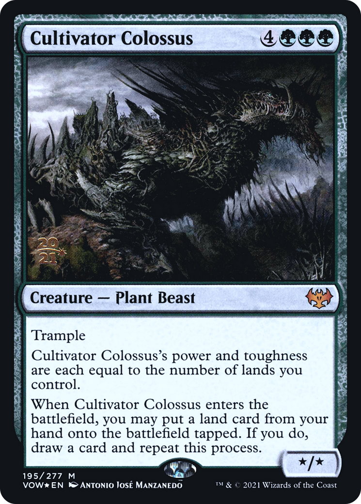 Cultivator Colossus [Innistrad: Crimson Vow Promos] Foil