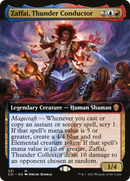 Zaffai, Thunder Conductor (Extended Art) [Commander 2021]