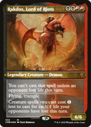 Rakdos, Lord of Riots (Foil Etched) (CMR-532) - Commander Legends Etched Foil