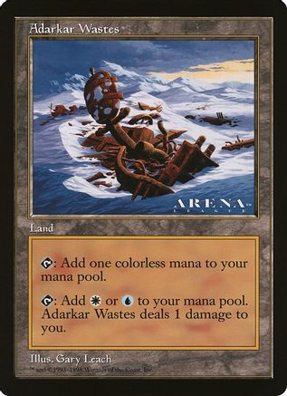 Adarkar Wastes (Arena League) - Oversize Cards