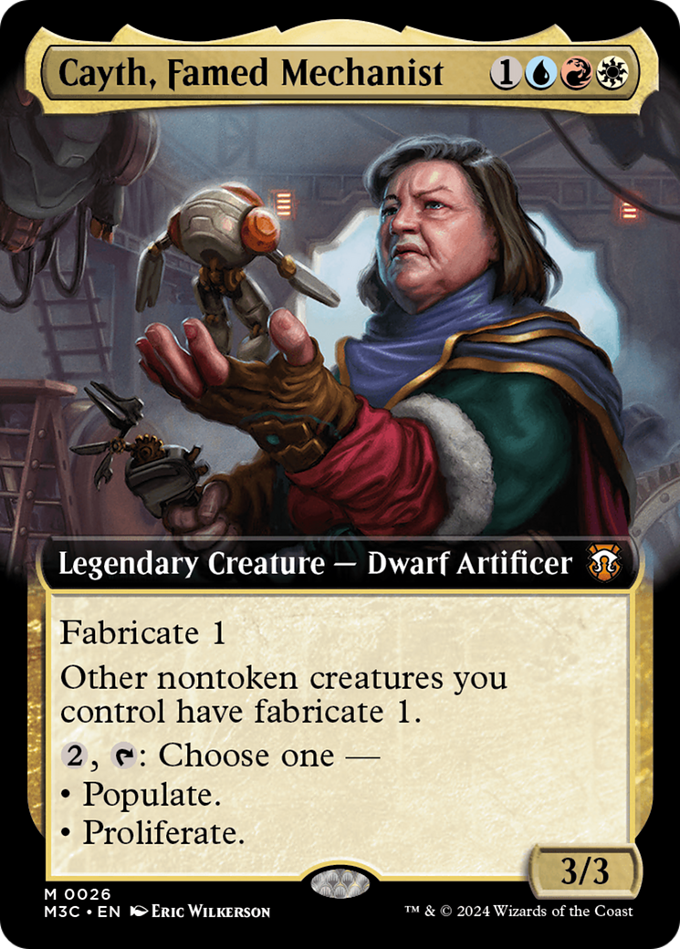Cayth, Famed Mechanist (Extended Art) - Modern Horizons 3 Commander: (Extended Art)