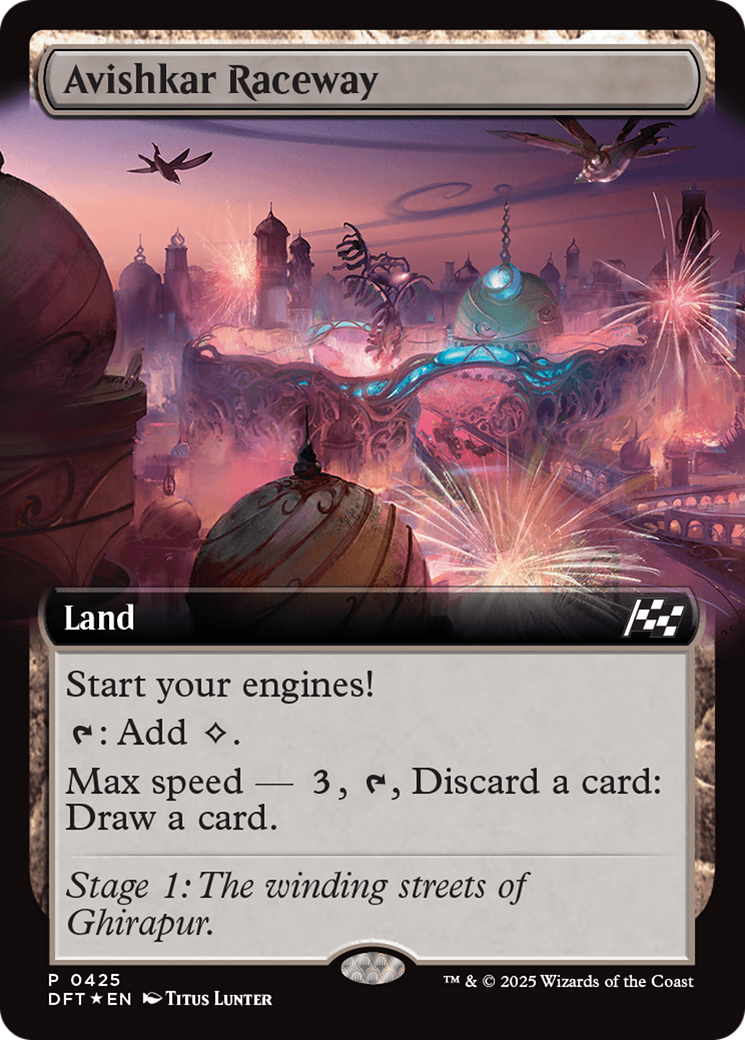 Avishkar Raceway (Extended Art) - Aetherdrift: (Extended Art) Foil
