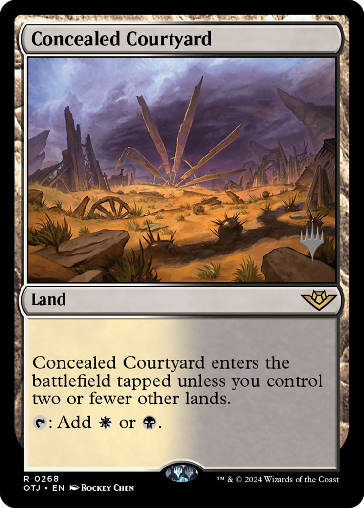 Concealed Courtyard [Outlaws of Thunder Junction Promos]
