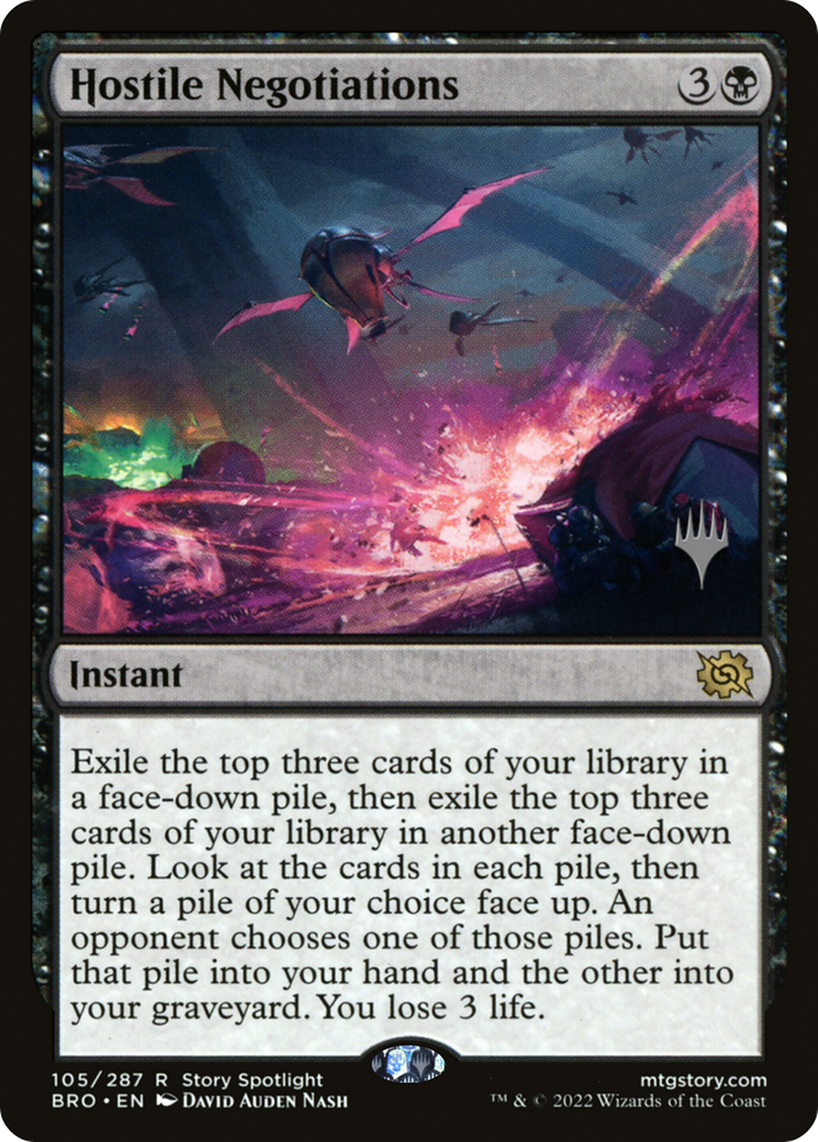 Hostile Negotiations [The Brothers' War Promos]