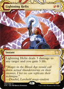 Lightning Helix (STA-062) - Strixhaven Mystical Archive: (Showcase) (Borderless) Etched Foil