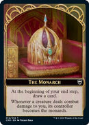 The Monarch // Spirit Double-Sided Token [Commander Legends] Foil